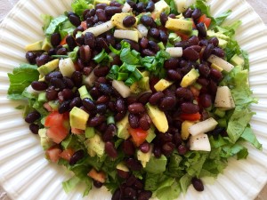 Vegetable Salad with Black Beans